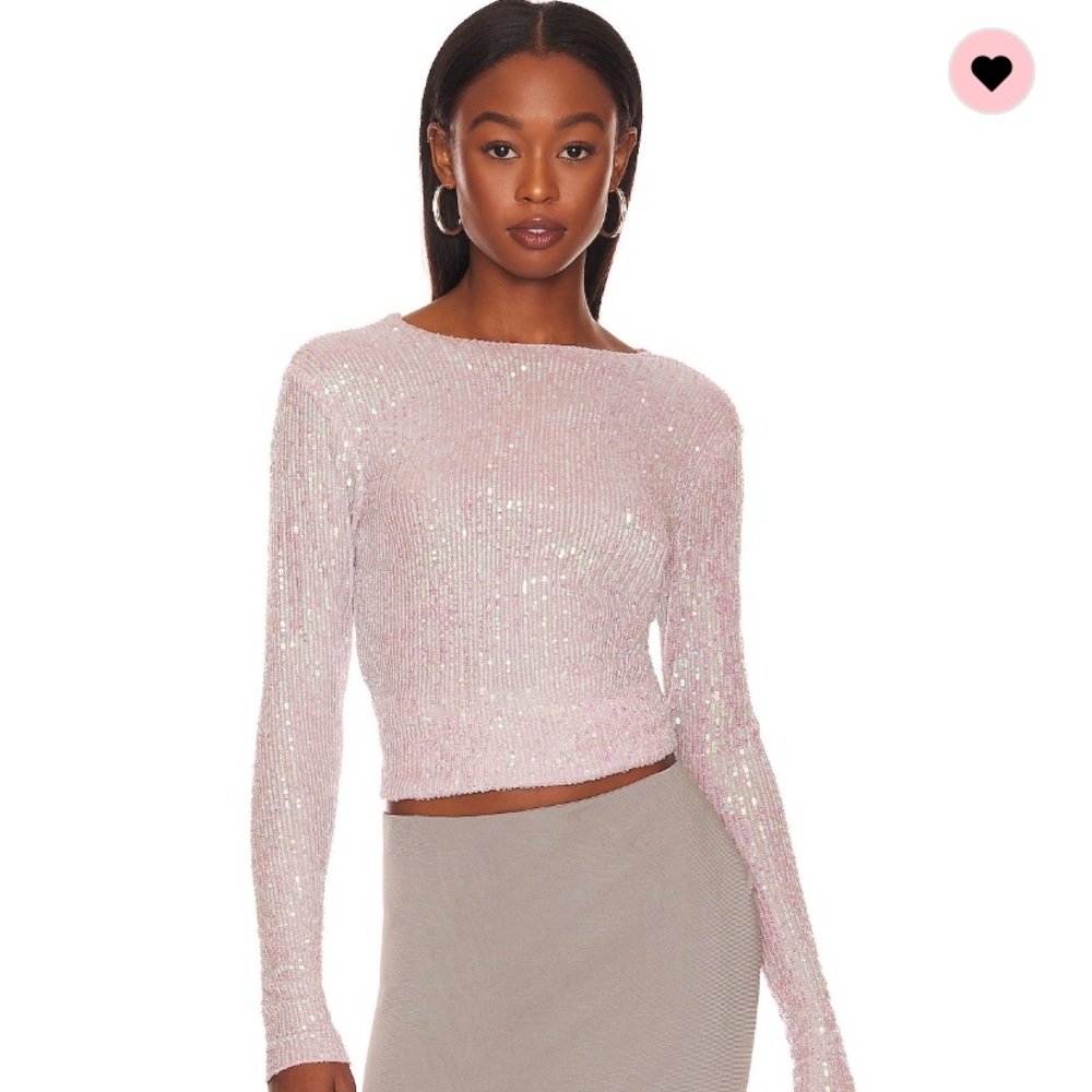 Free people gold rush long sleeve top